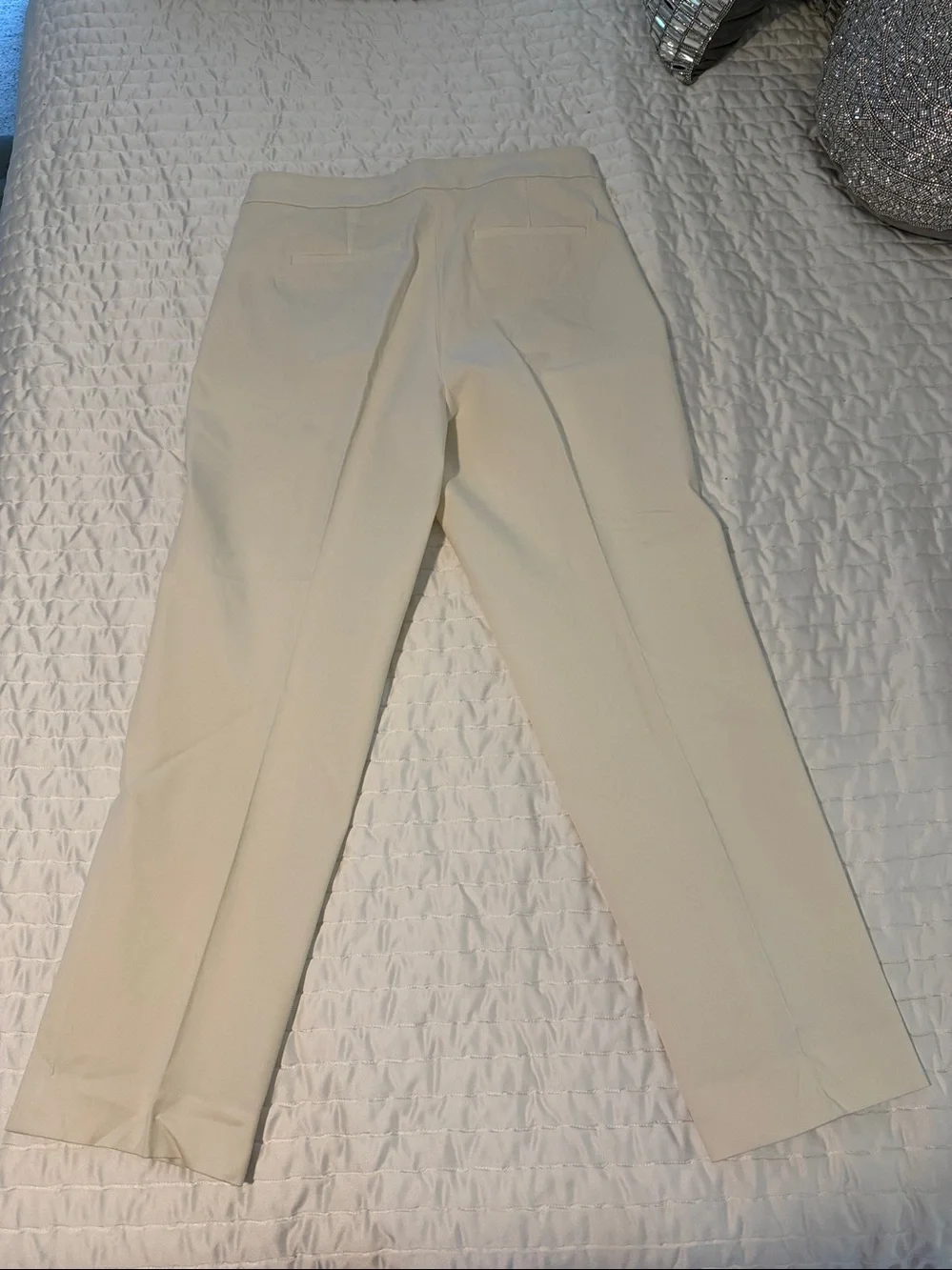 J. Crew Cream Kate Straight Pants